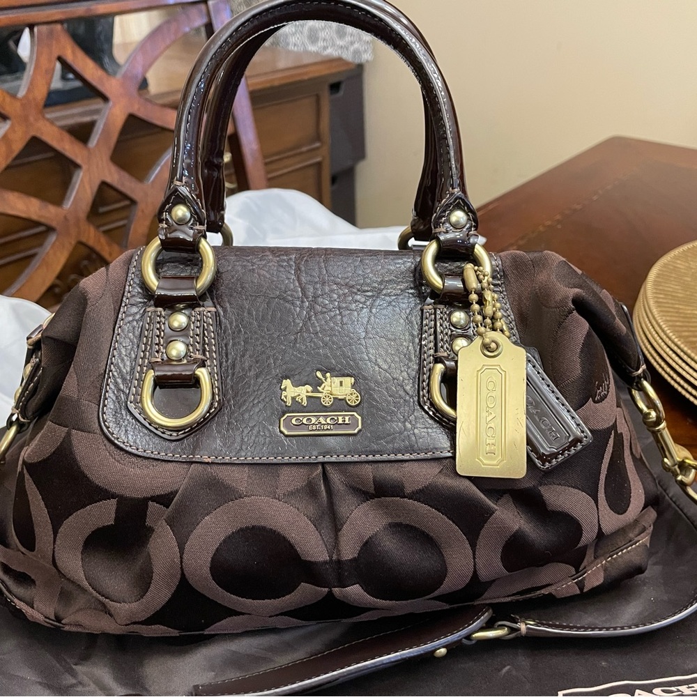 Coach Satchel with wallet